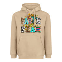 Mushroom faith over fear with cross and sunflowers Heavyweight Hoodie - AdoDesignShop