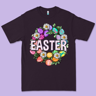 Easter With Eggs And Daisy Easter Day Premium Tee Designed By Howdyjamesfarm
