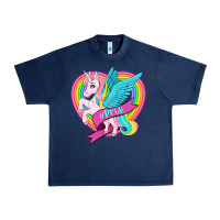 Navy pride lgbtq unicorn Urban Heavy Tee - OliviaCreatesArt