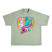 Oil Green pride lgbtq unicorn Urban Heavy Tee - OliviaCreatesArt