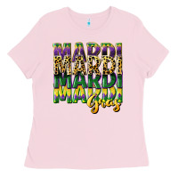 Bubblegum Pink mardi gras Ladies Tee - CowGirlArtShop
