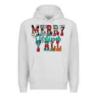 Dove Grey merry christmas y'all Premium Hoodie - CowhideDigitalArt
