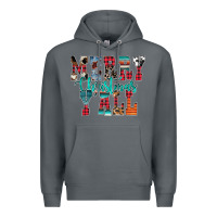 Rock merry christmas y'all Premium Hoodie - CowhideDigitalArt