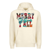 Sandshell merry christmas y'all Premium Hoodie - CowhideDigitalArt