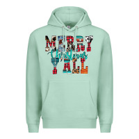 Seafoam merry christmas y'all Premium Hoodie - CowhideDigitalArt