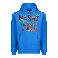 True Royal merry christmas y'all Premium Hoodie - CowhideDigitalArt