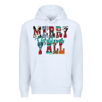 White merry christmas y'all Premium Hoodie - CowhideDigitalArt