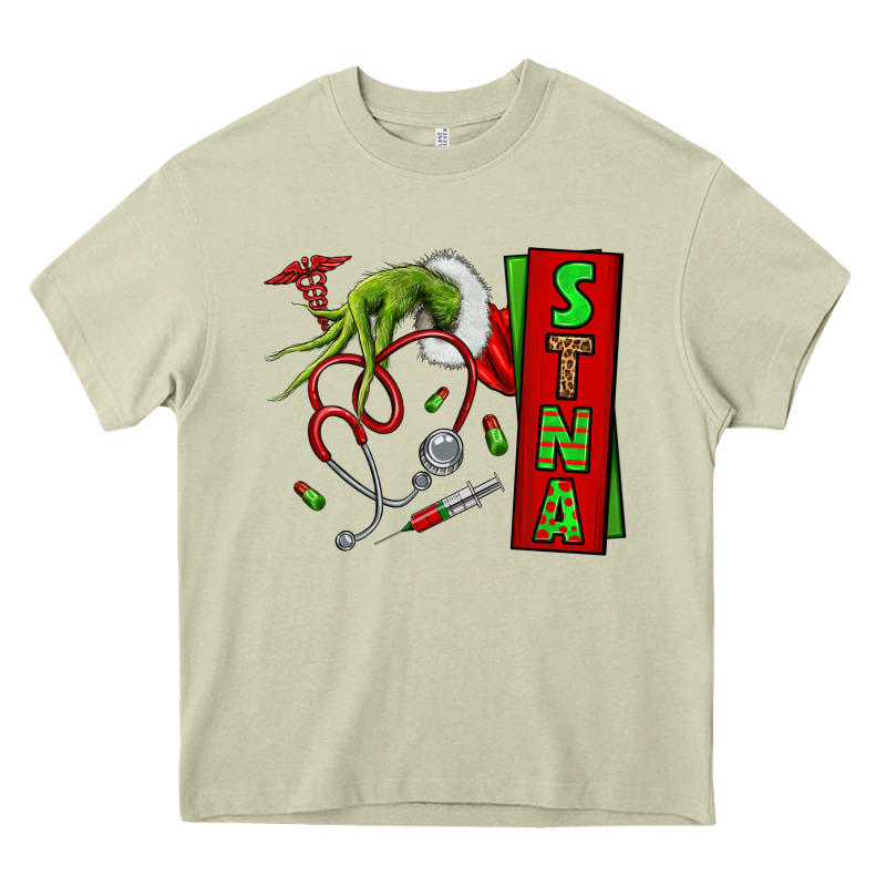 Christmas Character Heavy Core Tee by NancyCooperArtShop | Teevron
