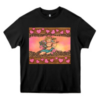 Black cupid valentine's day Heavy Core Tee - RanaPortraitStore