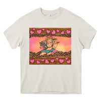 Cream cupid valentine's day Heavy Core Tee - RanaPortraitStore