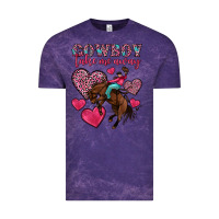 Cloud Purple cowboy take me away Vintage Tee - OliviaCreatesArt