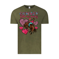 Vintage Olive cowboy take me away Vintage Tee - OliviaCreatesArt