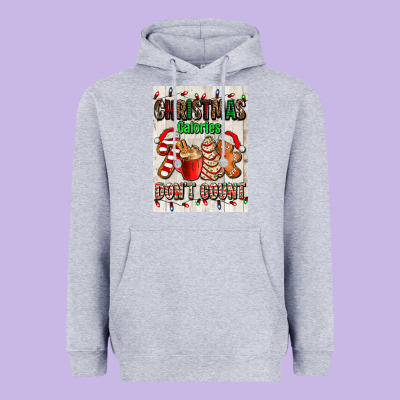 Christmas Calories Dont Count Heavyweight Hoodie Designed By Adodesignshop