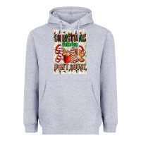 Heather Grey Christmas calories dont count Heavyweight Hoodie - AdoDesignShop