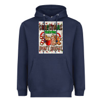 Navy Christmas calories dont count Heavyweight Hoodie - AdoDesignShop