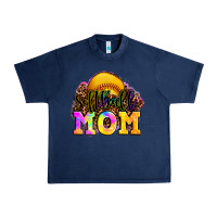 Navy softball mom Urban Heavy Tee - OliviaCreatesArt