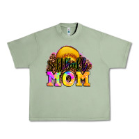Oil Green softball mom Urban Heavy Tee - OliviaCreatesArt