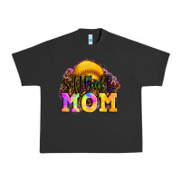 Pigment Black softball mom Urban Heavy Tee - OliviaCreatesArt