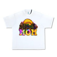 White softball mom Urban Heavy Tee - OliviaCreatesArt
