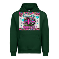 Forest Green queen of the camper Urban Hoodie - JahusDesignShop