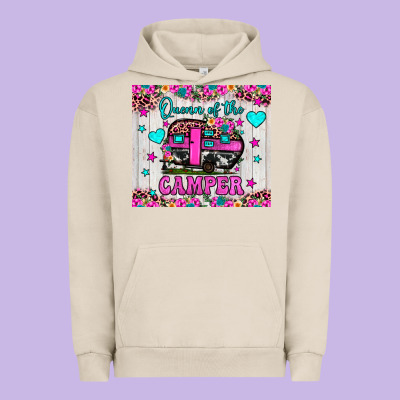 Queen Of The Camper Urban Hoodie Designed By Jahusdesignshop