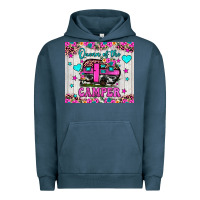 Pigment Midnight Navy queen of the camper Urban Hoodie - JahusDesignShop