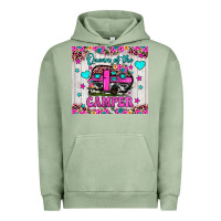 Pigment Oil Green queen of the camper Urban Hoodie - JahusDesignShop