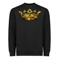 Black crown Heavyweight Sweatshirt - BarkalooDesign