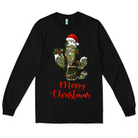 Black merry christmas cactus Long Sleeve Tee - RanaPortraitStore