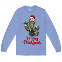 Colony Blue merry christmas cactus Long Sleeve Tee - RanaPortraitStore