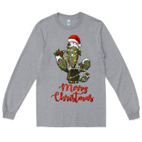 Heather Grey merry christmas cactus Long Sleeve Tee - RanaPortraitStore