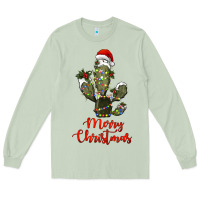 Matcha merry christmas cactus Long Sleeve Tee - RanaPortraitStore