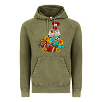 Vintage Olive Football Frappe Coffee Vintage Hoodie - FaDigitalArtStudio