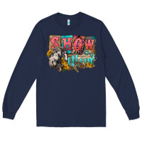 Navy Show mom horse Mother's Day Long Sleeve Tee - FaDigitalArtStudio