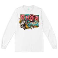 White Show mom horse Mother's Day Long Sleeve Tee - FaDigitalArtStudio