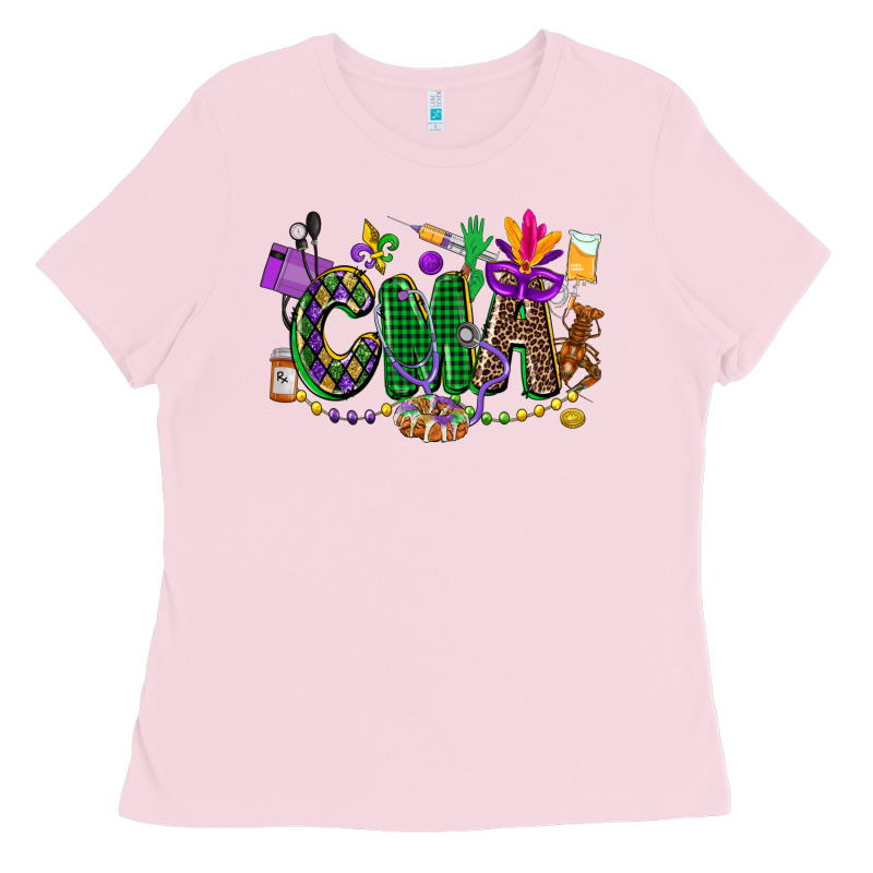 Cma Mardi Gras Cowgirl Ladies Tee by CowGirlArtShop | Teevron
