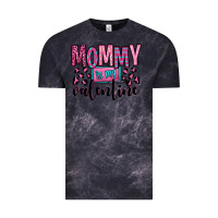 Cloud Black mommy is my valentine Vintage Tee - OliviaCreatesArt