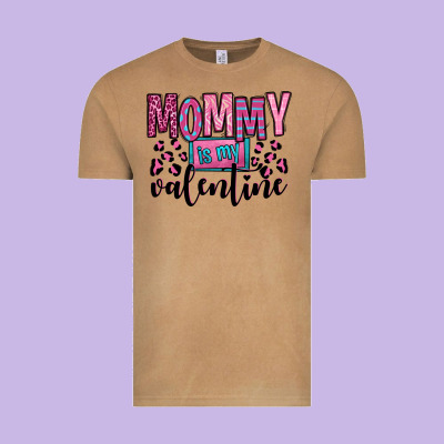 Mommy Is My Valentine Vintage Tee Designed By Oliviacreatesart