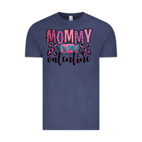 Vintage Denim mommy is my valentine Vintage Tee - OliviaCreatesArt