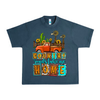 Midnight Navy country roads take me home olivia Urban Heavy Tee - OliviaCreatesArt