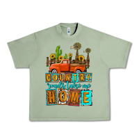 Oil Green country roads take me home olivia Urban Heavy Tee - OliviaCreatesArt