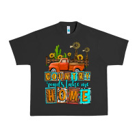 Pigment Black country roads take me home olivia Urban Heavy Tee - OliviaCreatesArt