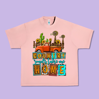 Country Roads Take Me Home Olivia Urban Heavy Tee Designed By Oliviacreatesart