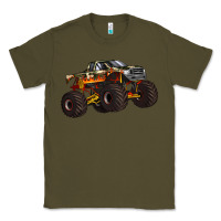 Army Green monster truck Classic Tee - Artiststas