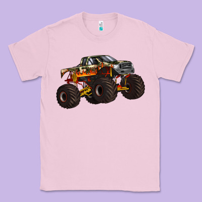 Monster Truck Classic Tee Designed By Artiststas