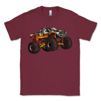 Burgundy monster truck Classic Tee - Artiststas