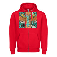 Red she is strong tumbler Zipper Hoodie - BarkalooDesign