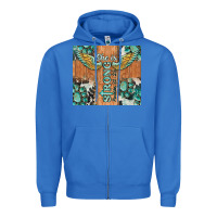 True Royal she is strong tumbler Zipper Hoodie - BarkalooDesign