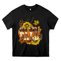 Black Wild About Fall Heavy Core Tee - texasbilliewilder
