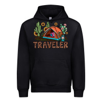 Black traveler Urban Hoodie - JahusDesignShop
